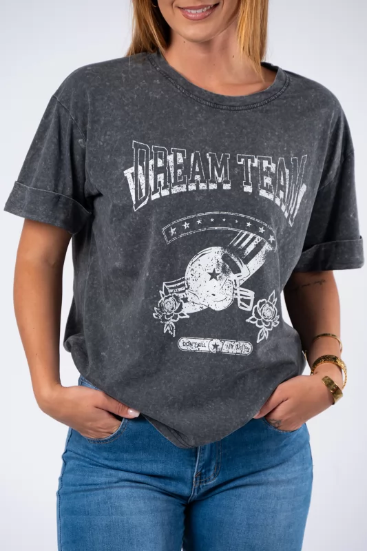 T-shirt Dream Team Ανθρακί
