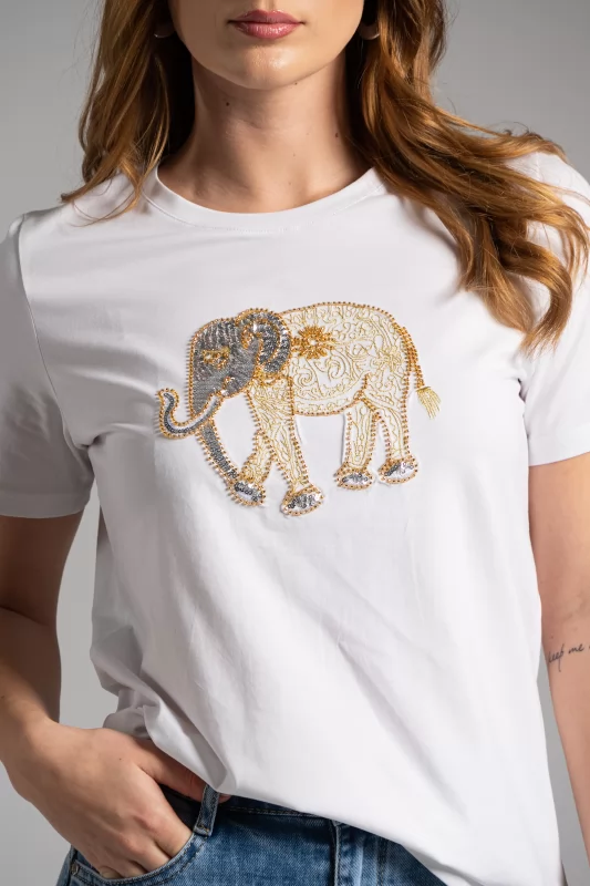 T-shirt Βαμβακερό Elephant