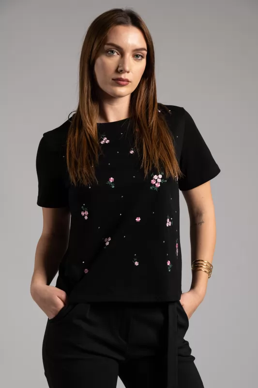 T-shirt Floral Trux