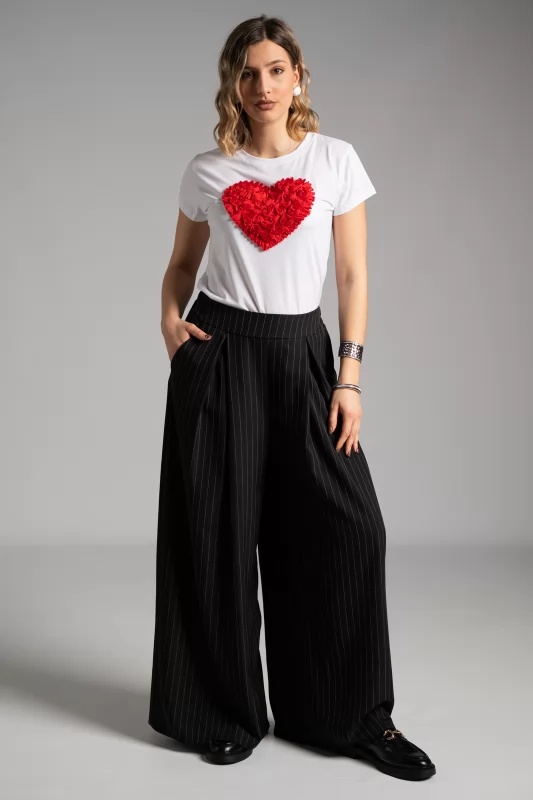 T-shirt Heart Roses