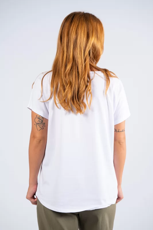 T-shirt Lady Λευκό