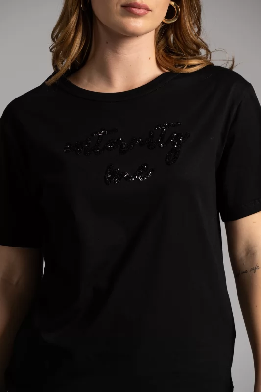 T-shirt Logo Sequins