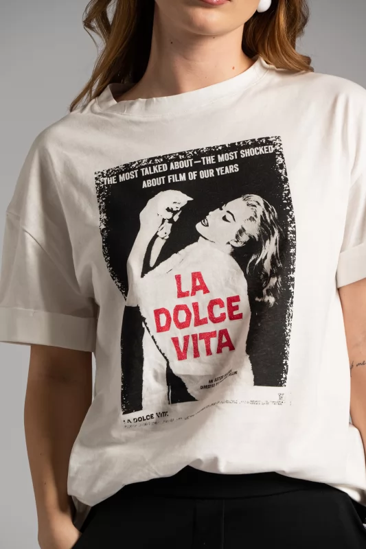 T-shirt Marilyn La Dolce Vita