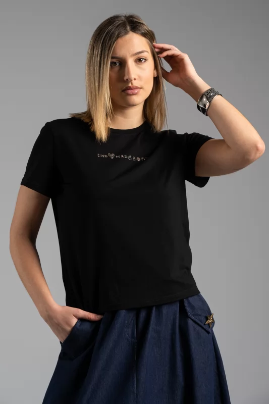 T-shirt With Troux Details