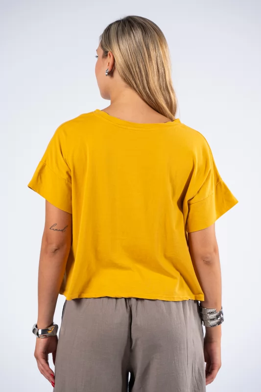 T-Shirt Small Pocket Dijon