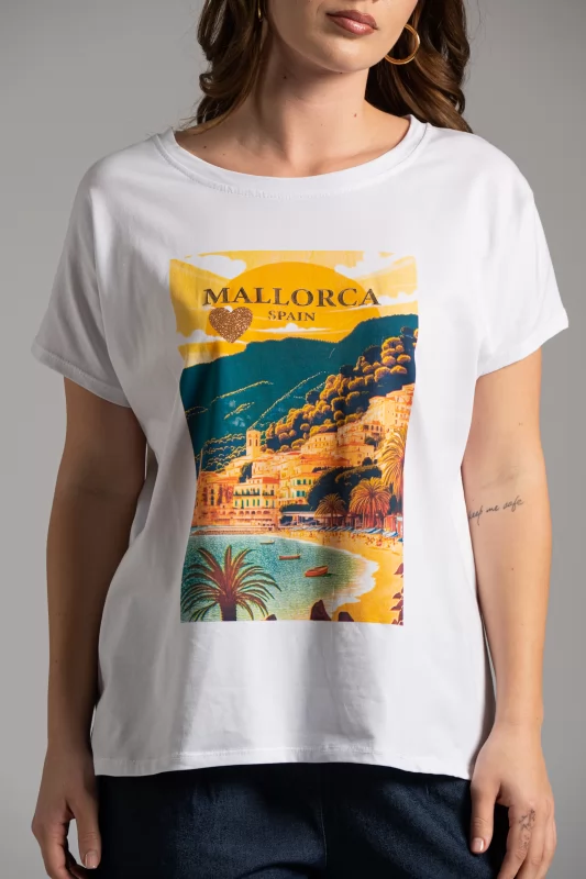 T-shirt Βαμβακερή Mallorca