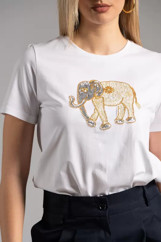 T-shirt Βαμβακερό Elephant