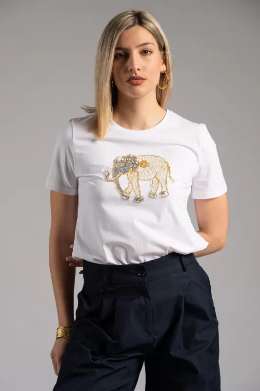 T-shirt Βαμβακερό Elephant