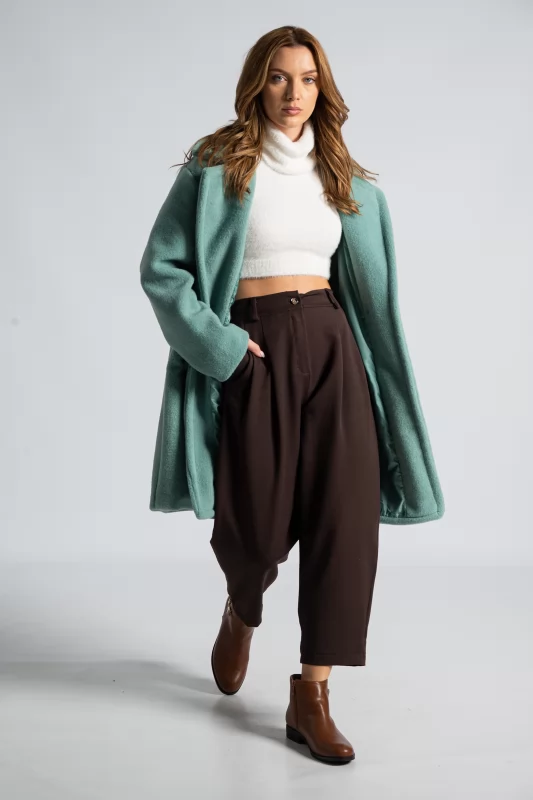 Top Crop Turtleneck