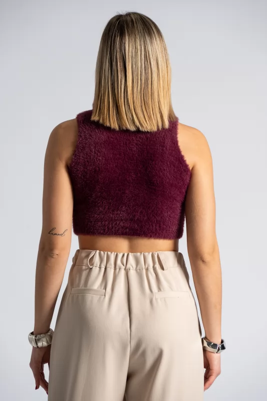 Top Crop Turtleneck