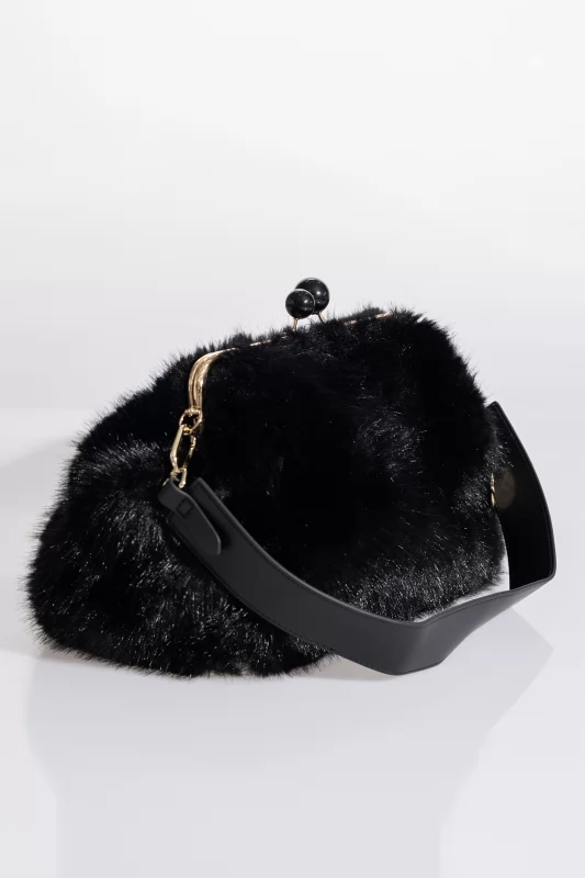 Furry Bag Clutch