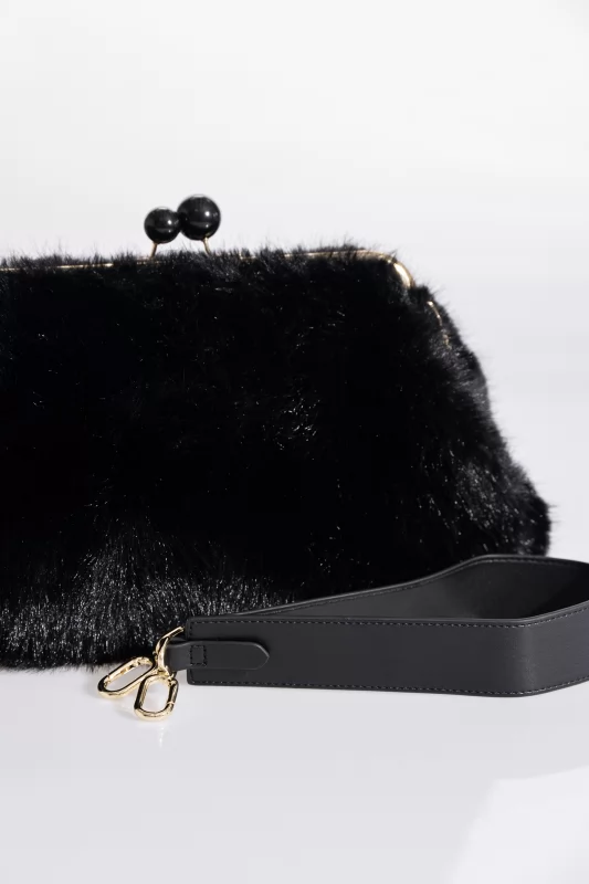 Furry Bag Clutch