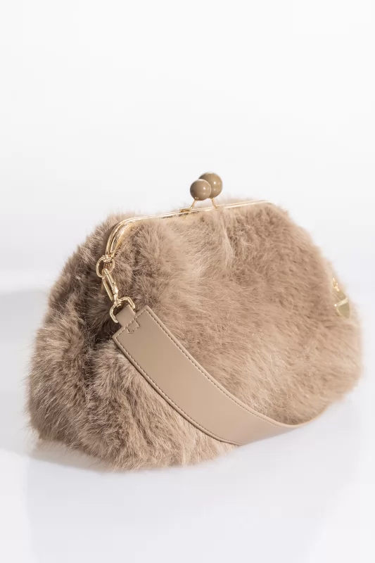 Furry Bag Clutch