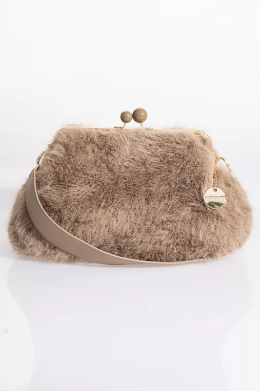 Furry Bag Clutch