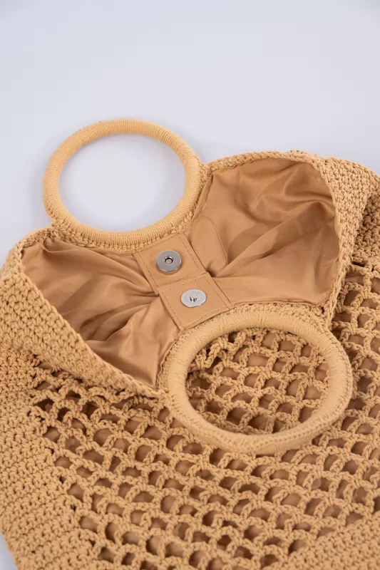 Τσάντα Crochet Καραμέλα