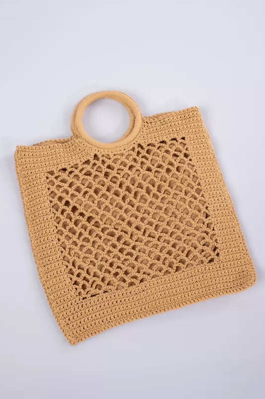 Τσάντα Crochet Καραμέλα