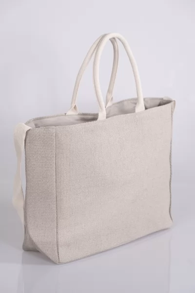 Straw bag Summer Grey