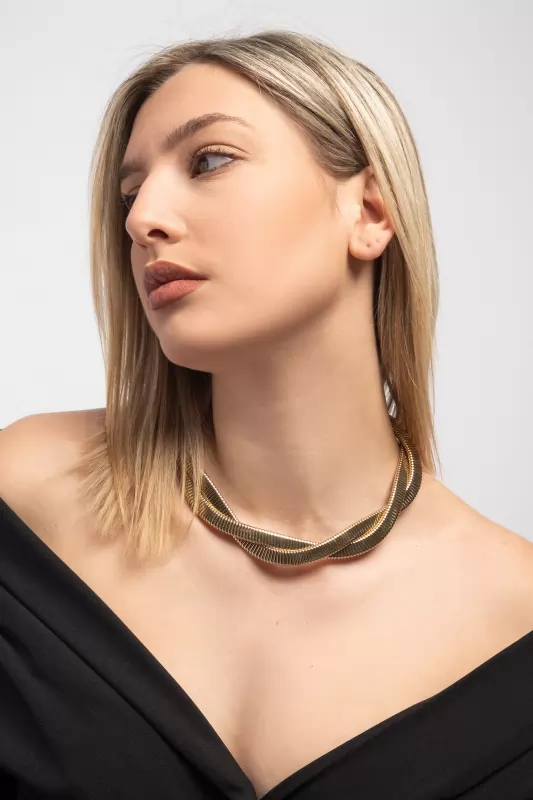 Choker Double Snake 