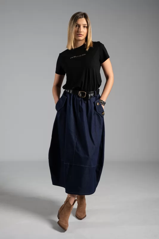 Jean Skirt Midi