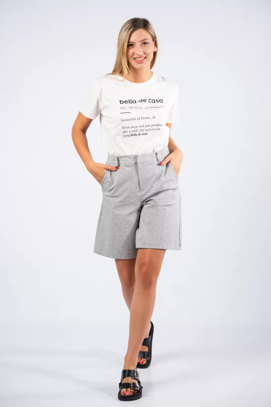 Bermuda shorts Basic Grey