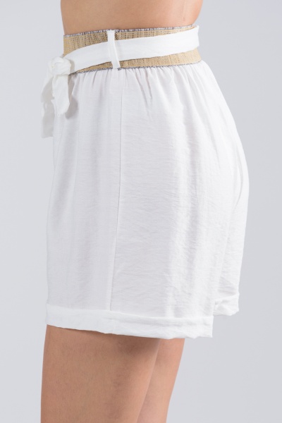 Bermuda-Shorts Wide White