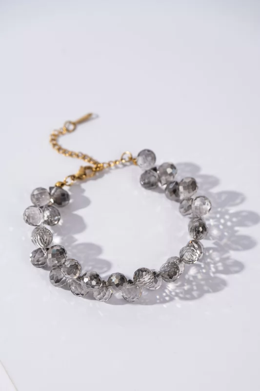 Bracelet Crystals Silver-grey