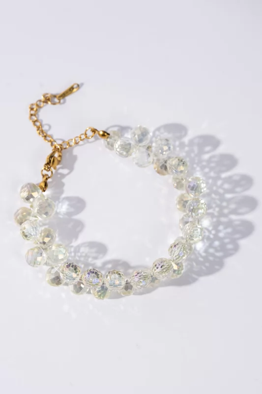 Bracelet Crystals Light Yellow