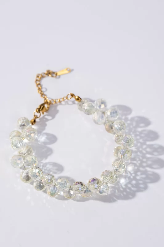 Bracelet Crystals Light Yellow