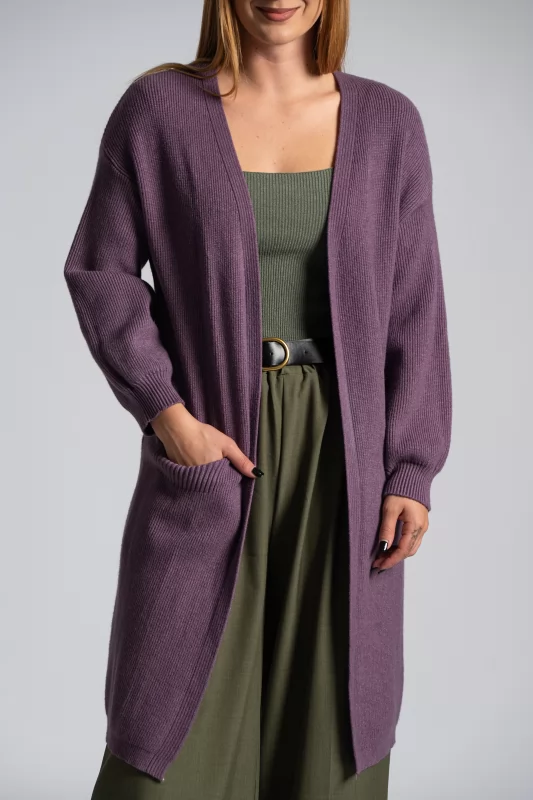 Cardigan Midi Rib