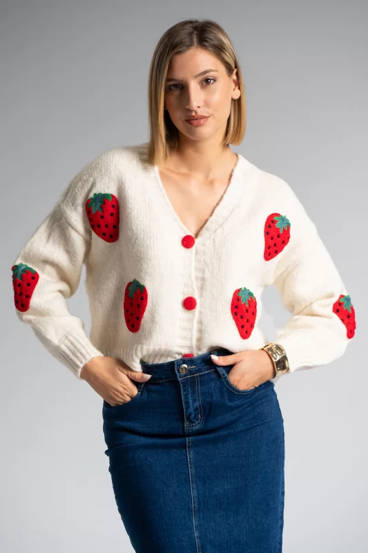 Cardigan Strawberry