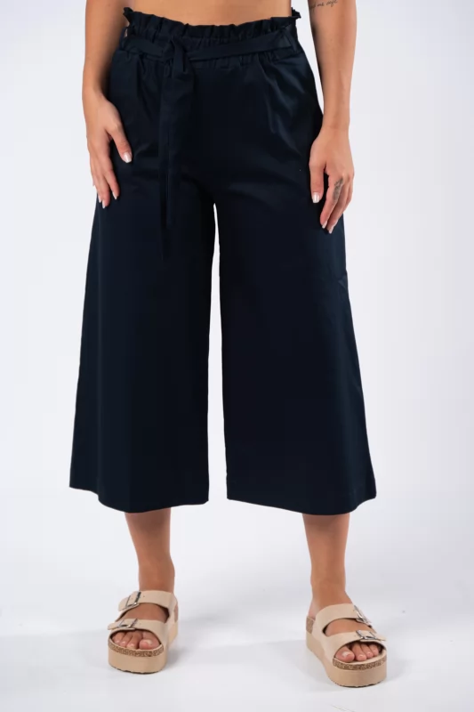 Zupe Culotte Paperbag Navy