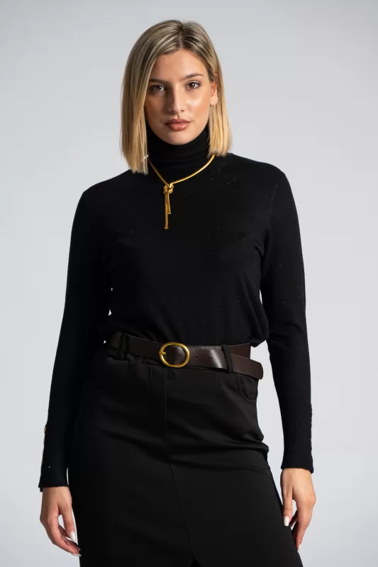 Turtleneck Thin Gold Thread