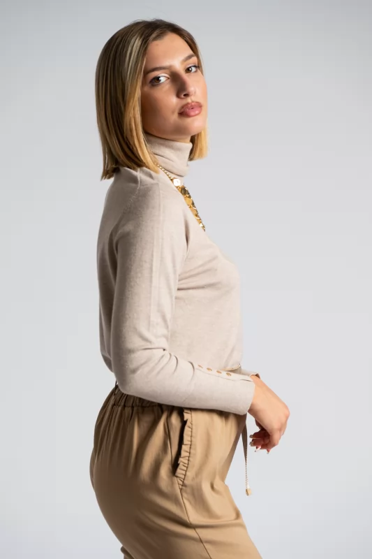 Turtleneck Thin Gold Thread