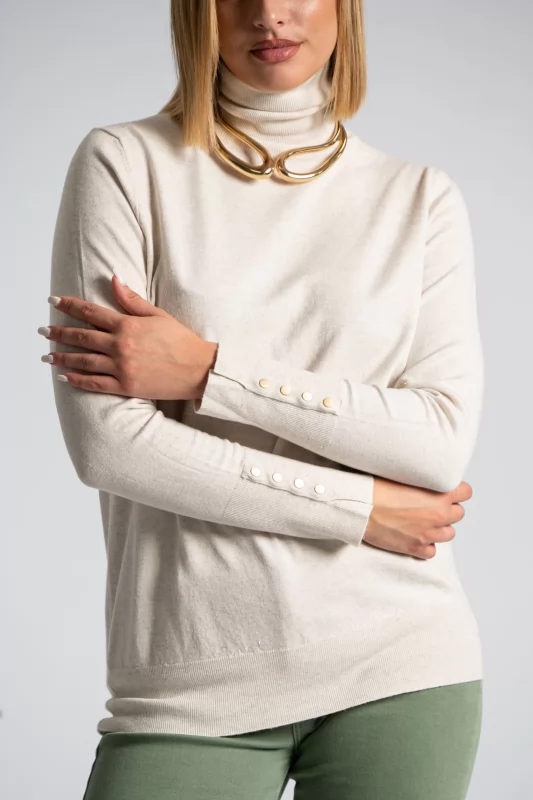 Turtleneck Thin Gold Thread