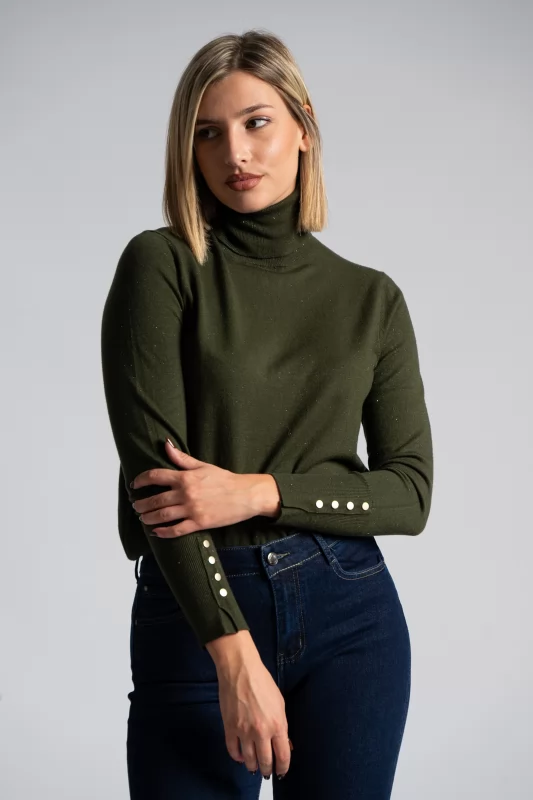 Turtleneck Thin Gold Thread