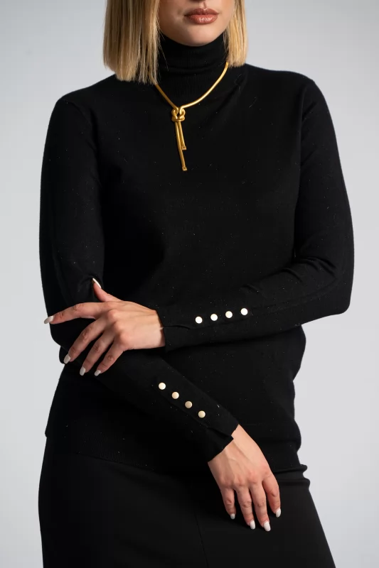 Turtleneck Thin Gold Thread