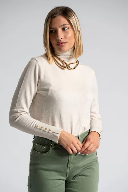 Turtleneck Thin Gold Thread