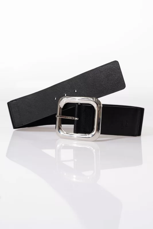 Elastic Belt Square Toka Black