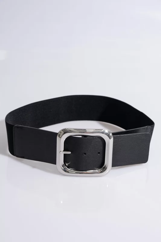 Elastic Belt Square Toka Black